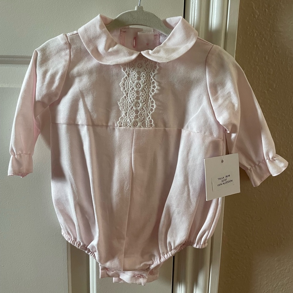 Light pink miloves baby outfit